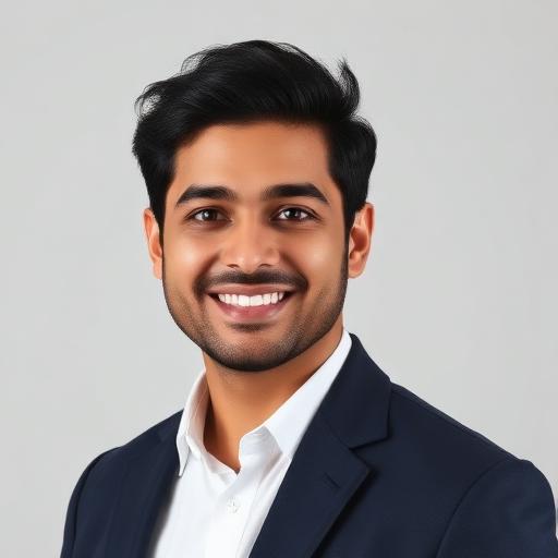 Portrait of DD De Zoysa, clinical research associate, smiling at the camera