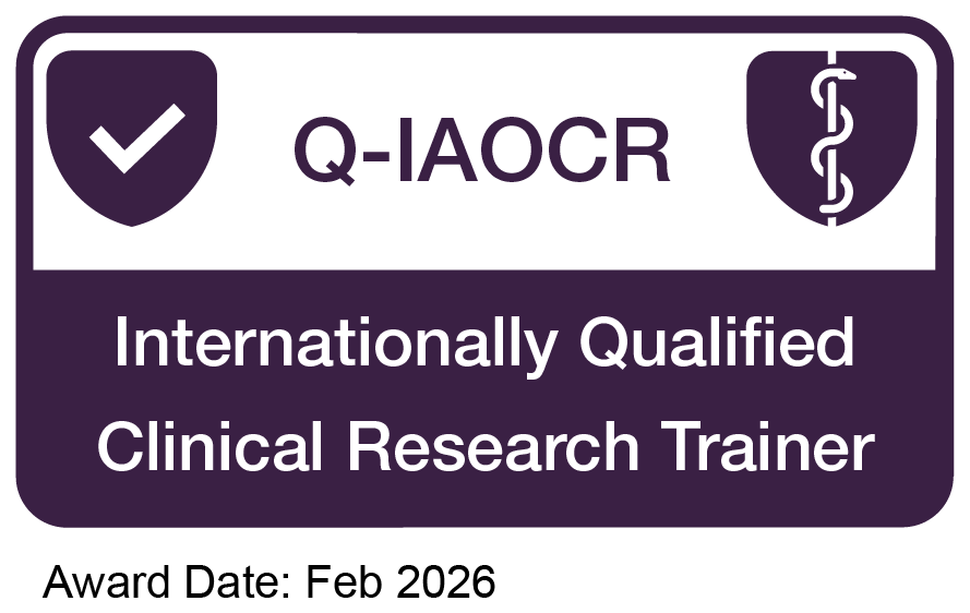 IAOCR Accredited Trainer #16167194